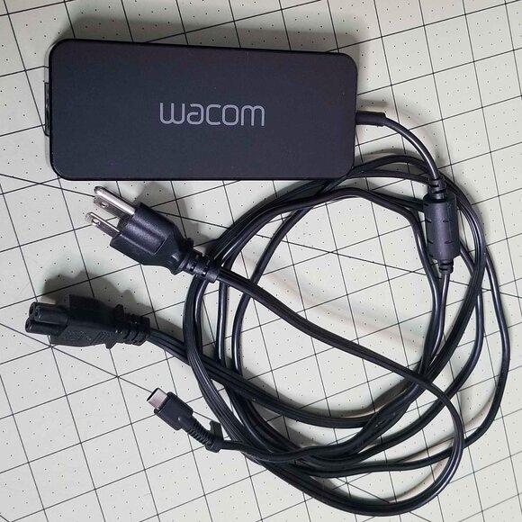 Wacom AC power adapter AND power cord for Wacom MobileStudio Pro